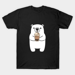 bear loves boba tea T-Shirt